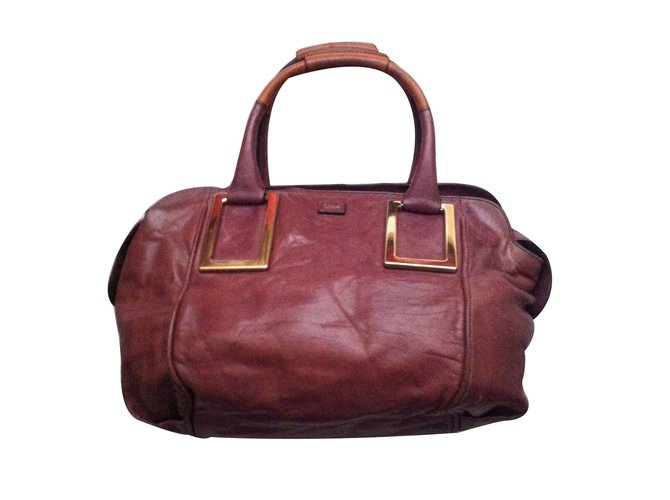 Chloé Handbags Pink Leather  ref.11477