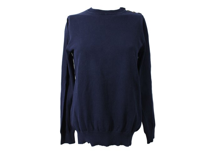 Apc Knitwear Blue Cotton  ref.11573