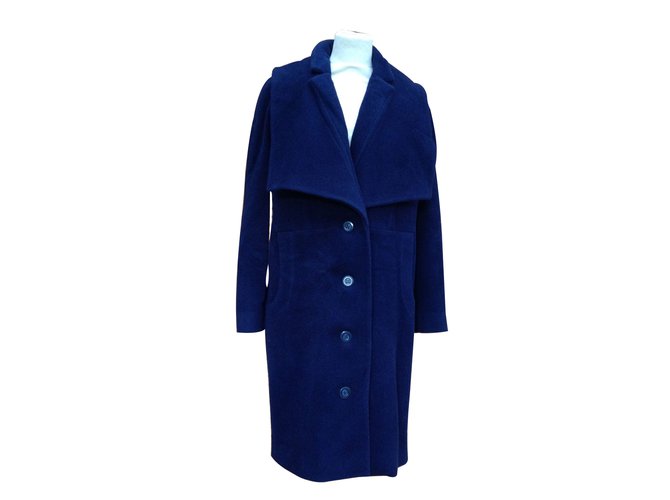 Autre Marque Coats, Outerwear Blue Wool  ref.11578