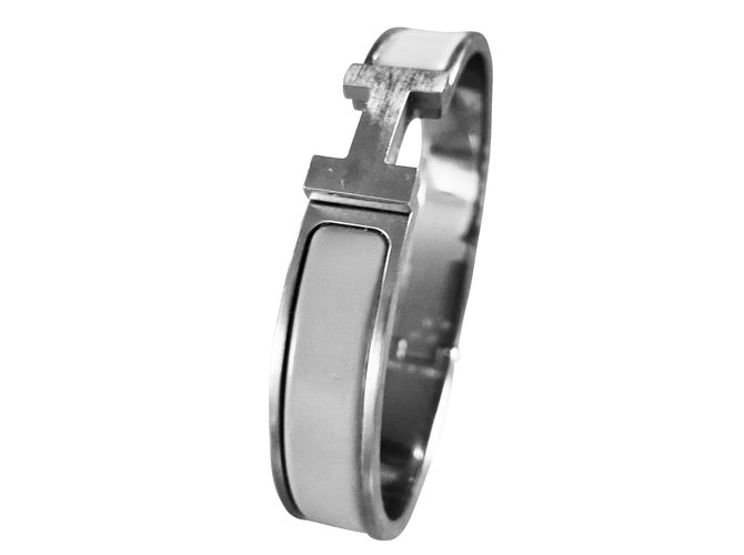Hermès Bracelets Beige Steel  ref.11686