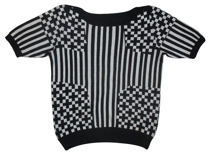 Jc De Castelbajac Pull damier