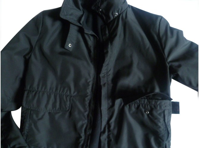 CP Company Biker jackets Black Polyester  ref.11815