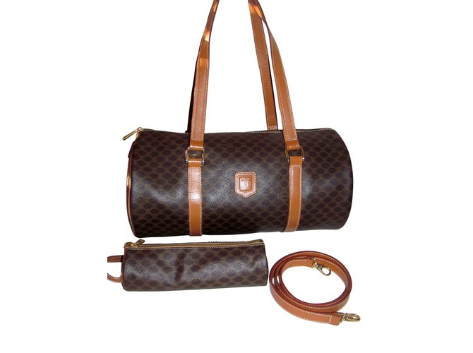 Céline Handbags Brown Leather  ref.61755