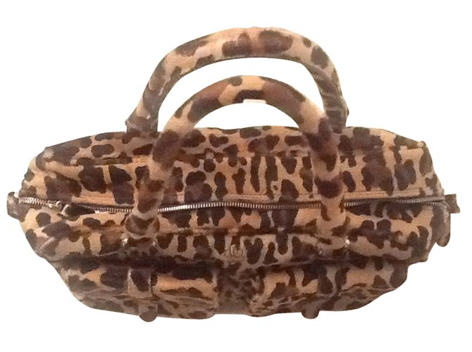 Free Lance Handbags Leopard print Leather  ref.9991