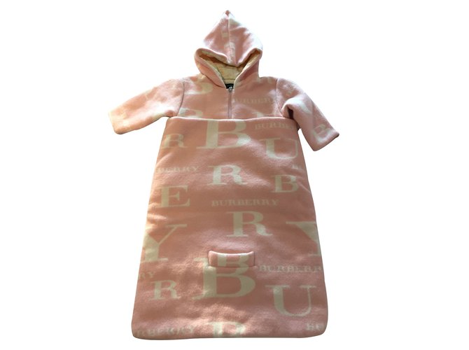 Burberry Coats outerwear Pink Wool  ref.11890