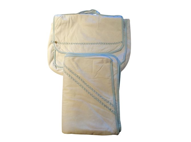 Baby Dior Bags White Cotton  ref.11891