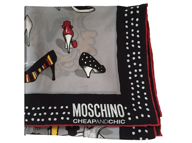 Moschino sciarpe Multicolore Seta  ref.11987