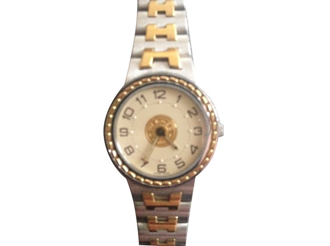 Hermès Relógios finos Prata Aço  ref.12005