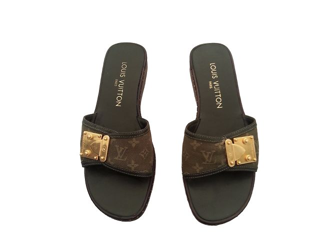 Louis Vuitton Mulas Caqui