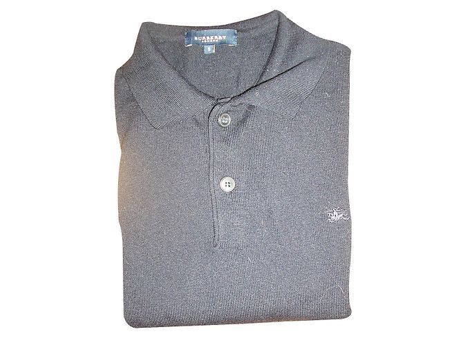 Burberry Pullover Blau aus Merinowolle 