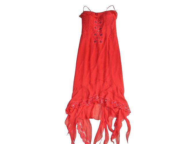 BDBA Red Polyester Dress