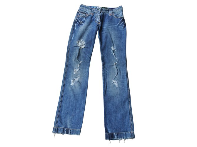 Dolce & Gabbana Pants, leggings Blue Denim  ref.12203