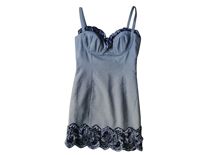 Abito Escada in lana e seta multicolore