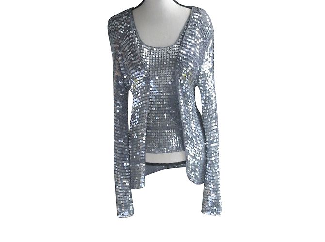 Genny Twin Set Silber Glitzer
