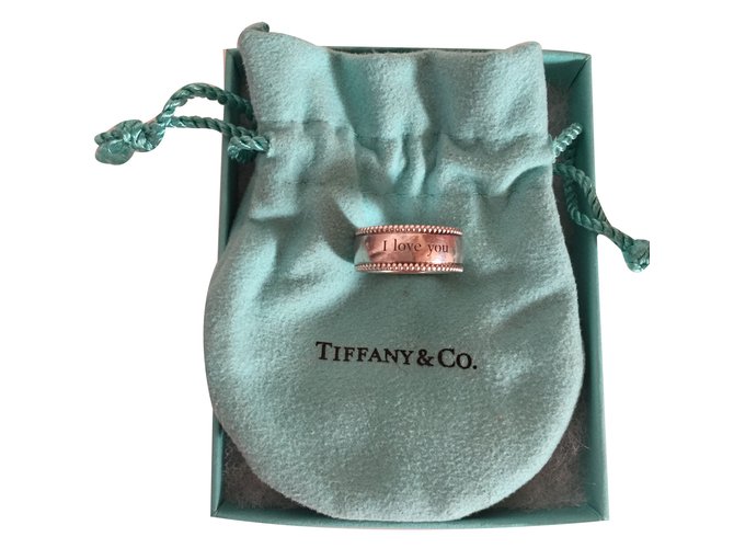 Tiffany & Co Anelli Argento Argento  ref.12330