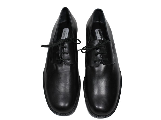 Autre Marque Lace ups Black Leather  ref.12401