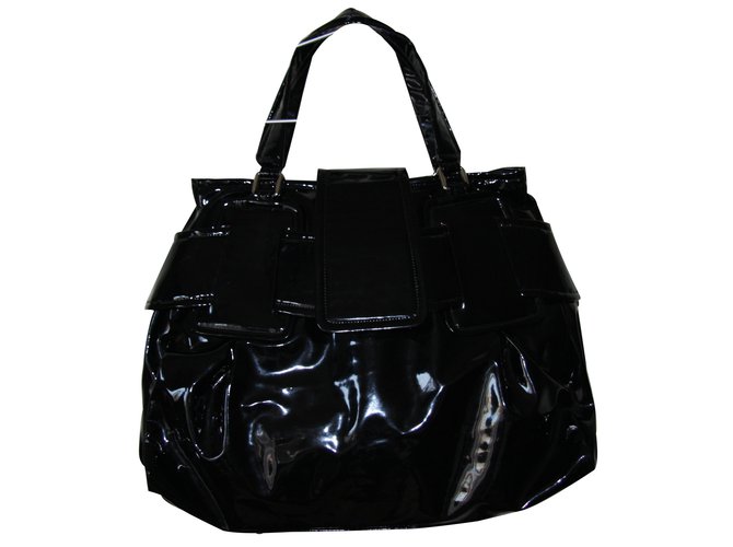 Zapa Handbags Black Patent leather  ref.12447