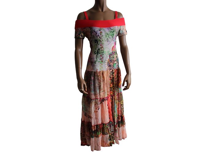 Autre Marque Vestido Paul Brial de viscosa talla 2 Multicolor