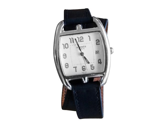 Hermès CapCod tonneau GM Argenté