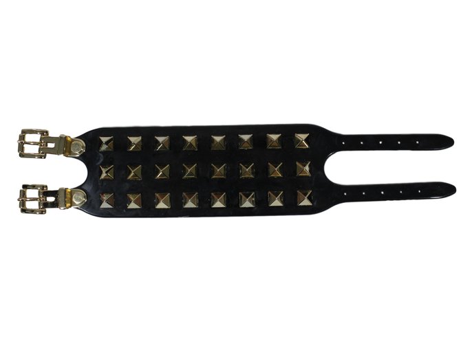 Valentino Garavani Bracelets Black Plastic  ref.12496