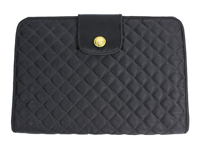 Pochette Laurèl in tessuto nero