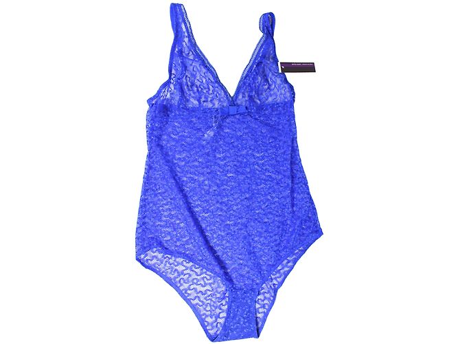 Autre Marque Princesse Tam Tam Body in pizzo blu elettrico