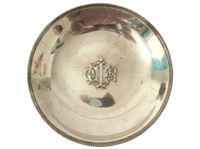 Christian Dior Halsketten Silber Geld  ref.12576