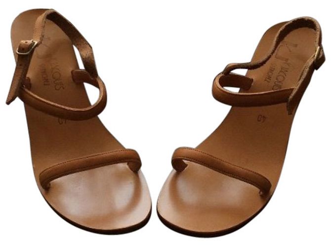 K Jacques Sandalen Karamell