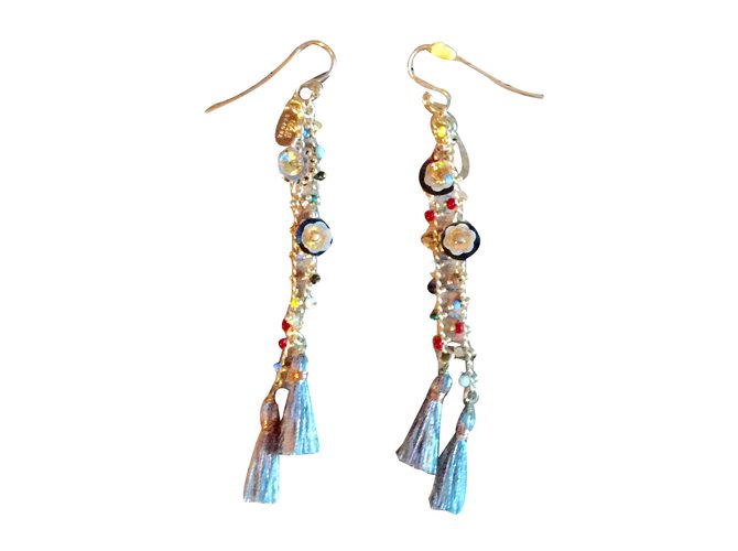 Gas Earrings Golden Gold-plated  ref.12659