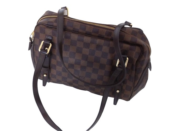 Louis Vuitton Handbags Brown Leather  ref.12776