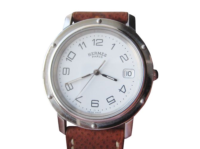 Hermès Relógios de quartzo Prata