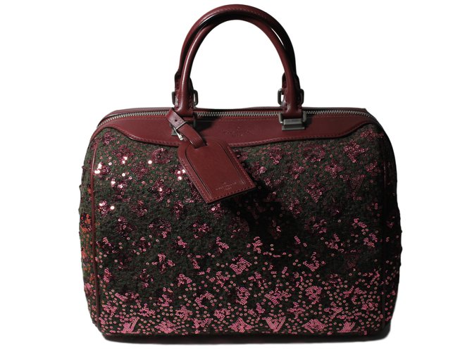 Speedy Louis Vuitton Handbags Cloth  ref.13002