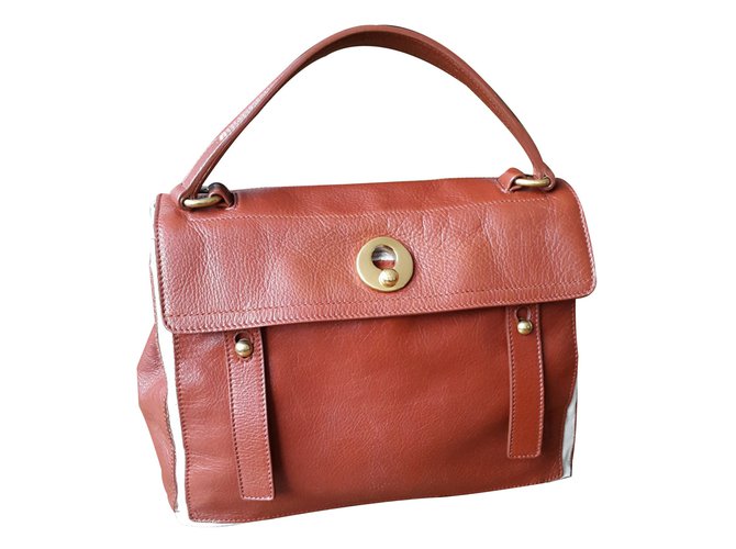 Saint Laurent Handbags Caramel Leather  ref.13080