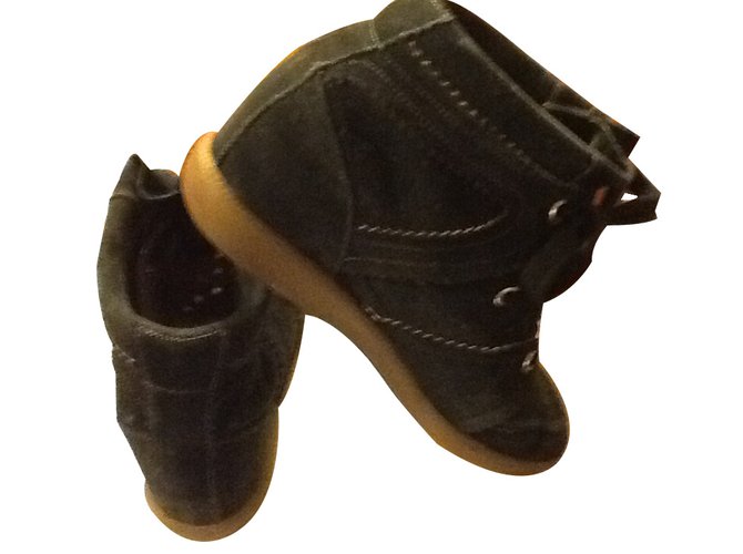 Isabel Marant Boots Black Suede  ref.13081