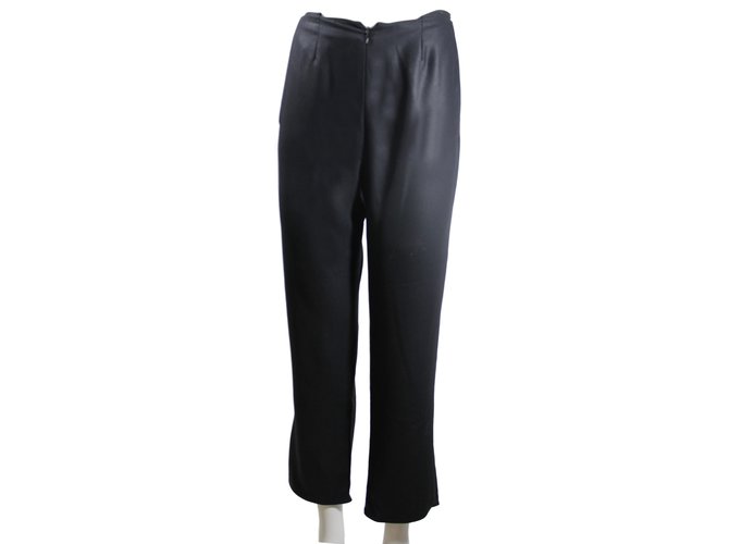 Givenchy Pantalones, polainas Negro Poliéster  ref.13229
