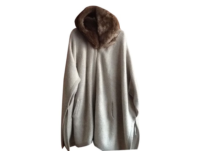 Zara Coats, Outerwear Beige Cotton  ref.13248