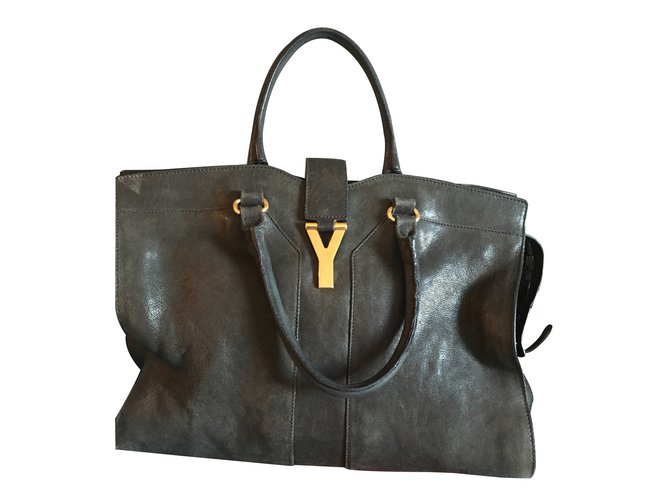 Yves Saint Laurent Handbags Black Leather  ref.13431