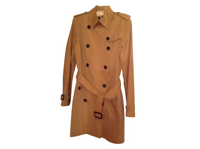 Burberry Trench Coton Beige  ref.13441