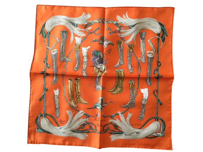 Hermès sciarpe Arancione