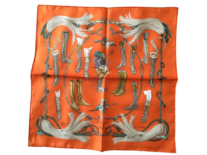Hermès Scarves Orange