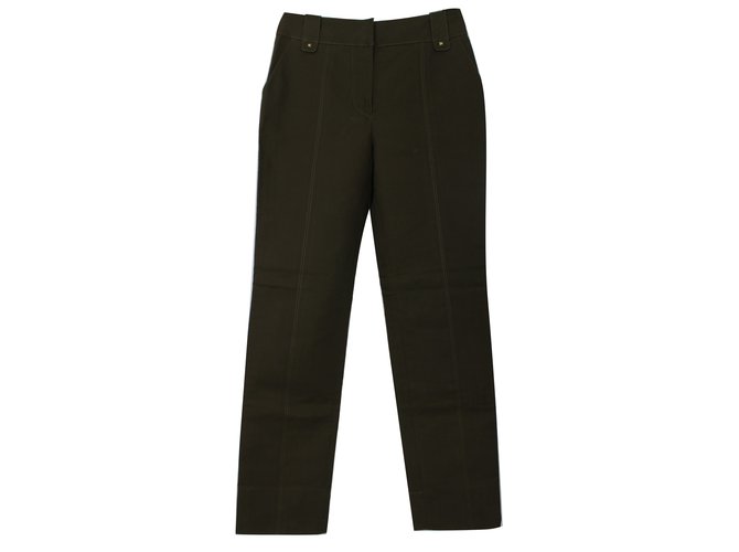 Louis Vuitton Pants, leggings Khaki Cotton ref.13685 - Joli Closet