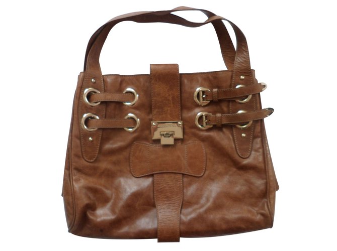 Jimmy Choo Handbags Caramel Leather  ref.13606