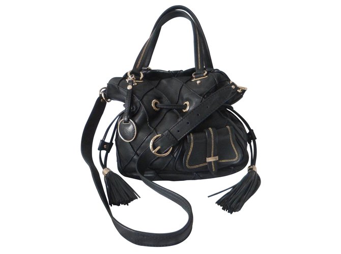 Premier Flirt Lancel Handbags Black Leather  ref.13607