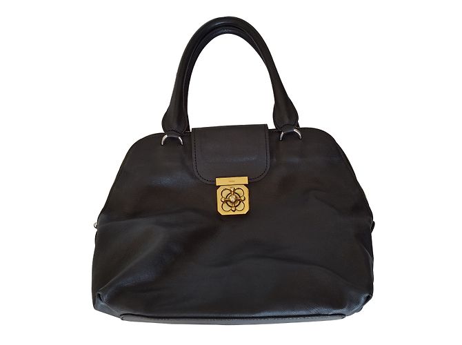 Sac à main Chloé Elsie en cuir noir