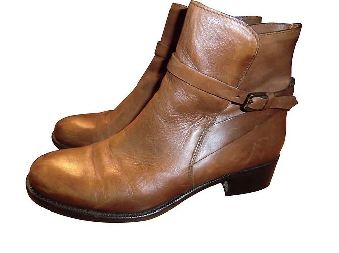 Vero Cuoio Ankle Boots Caramel