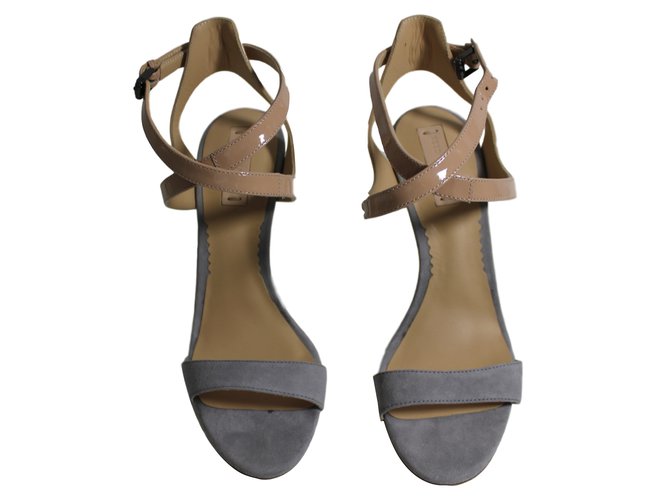 Reed Krakoff Sandals Grey Leather  ref.269515