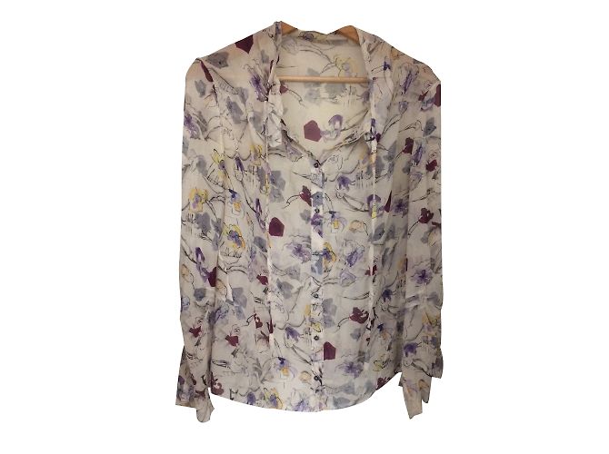 Camicetta di seta Chloé Beige
