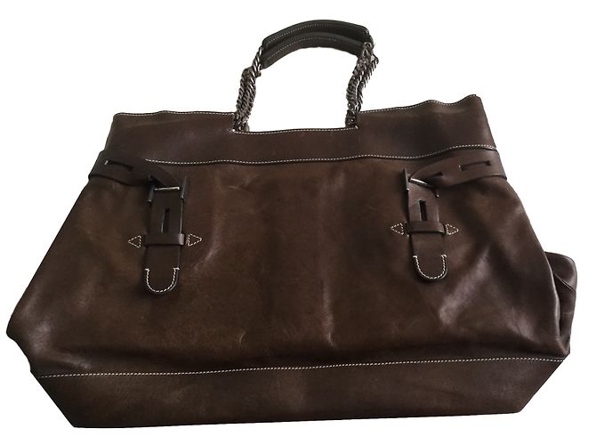 Golden Goose Ledertasche braun