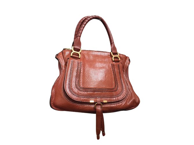 Chloé Handbags Red Exotic leather  ref.13931