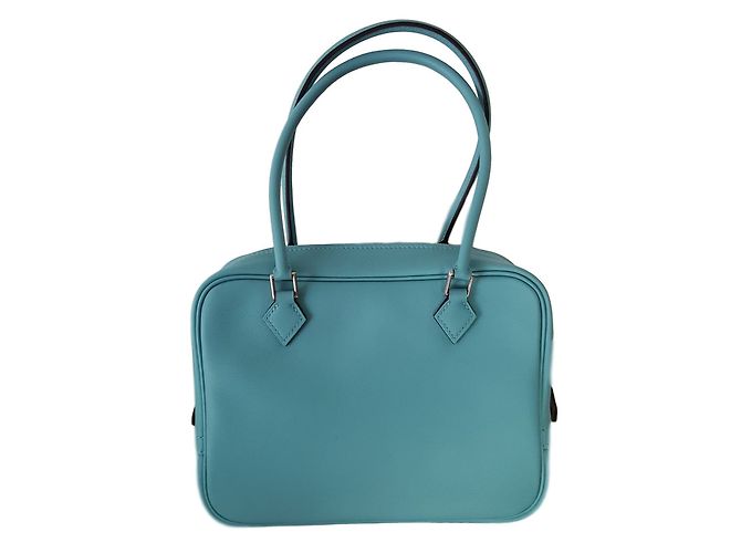Hermès MINI PLUME Cuir Bleu
